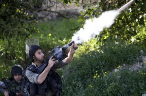 Tear gas and rubber bullets