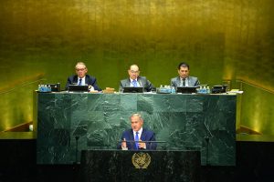 Netanyahu at the UN: Frozen bodies, blatant lies, and imaginary children