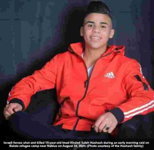 Israeli forces shoot, kill 15-year-old Palestinian boy in Nablus