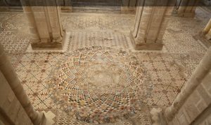 Palestinians unveil huge restored mosaic in Jericho